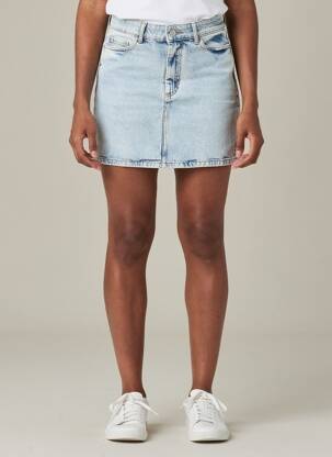 Jupe courte bleu ONLY femme