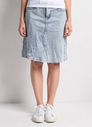 Jupe courte bleu VERO MODA femme