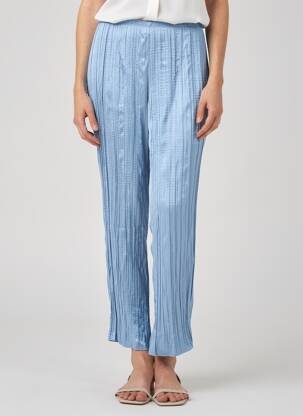 Pantalon droit bleu MANGO femme