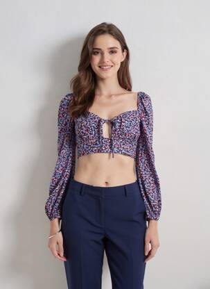 Top bleu TALLY WEIJL femme
