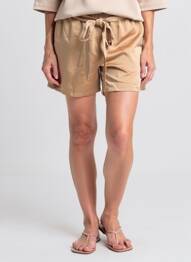 Short beige MOLLY BRACKEN femme
