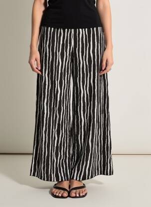 Pantalon large noir ZABAIONE femme