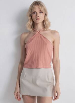 Top rose ONLY femme