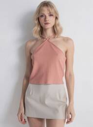 Top rose ONLY femme