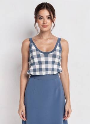 Débardeur bleu TALLY WEIJL femme