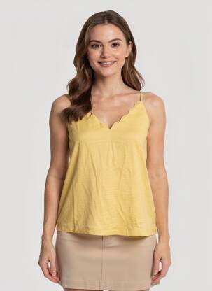 Top jaune ONLY femme