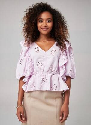 Blouse violet ONLY femme