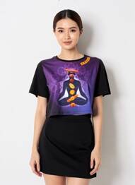 T-shirt noir MORA femme
