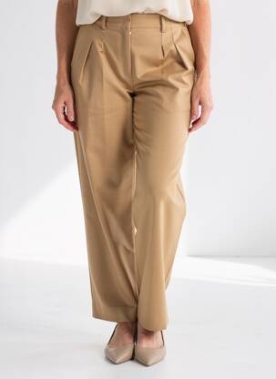 Pantalon droit marron ESPRIT femme
