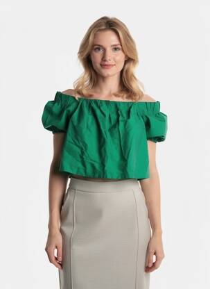 Chemisier vert JACQUELINE DE YONG femme