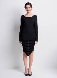 Robe courte noir NOISY MAY femme