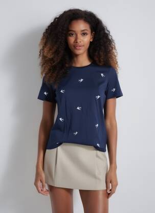 T-shirt bleu ONLY femme