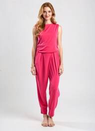 Combi-pantalon rose TERRA DI SIENA femme