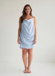 Robe courte bleu ONLY femme