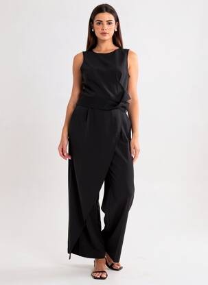 Combi-pantalon noir VILA femme
