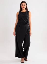 Combi-pantalon noir VILA femme
