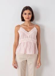 Chemisier rose VILA femme