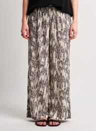 Pantalon large noir OBJECT femme