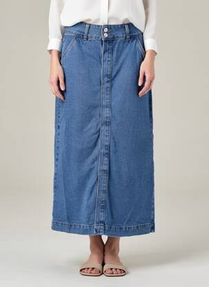 Jupe longue bleu VERO MODA femme