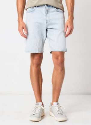 Short bleu MANGO homme
