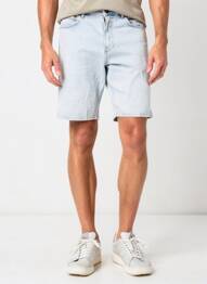Short bleu MANGO homme