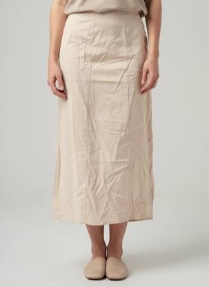 Jupe longue beige JACQUELINE DE YONG femme