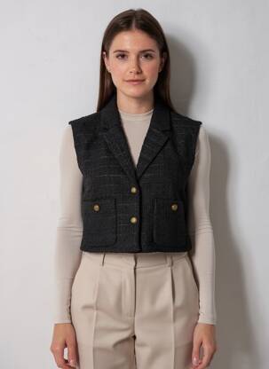 Veste casual noir ONLY femme