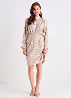 Robe longue beige VERO MODA femme