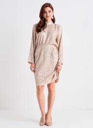 Robe longue beige VERO MODA femme