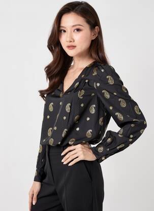 Chemisier noir VERO MODA femme