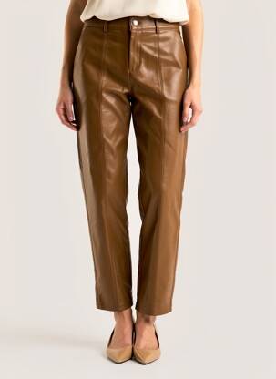 Pantalon droit marron ONLY femme