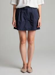 Jupe courte bleu ONLY femme