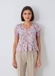 Chemisier beige VERO MODA femme