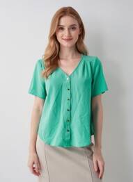 Chemisier vert VERO MODA femme
