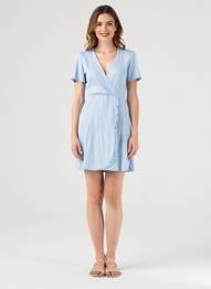 Robe courte bleu HAILYS femme