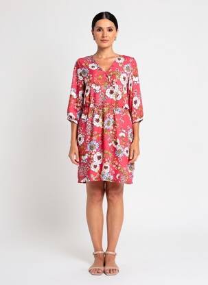Robe courte rouge S.OLIVER femme