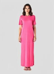 Robe courte rouge PIECES femme