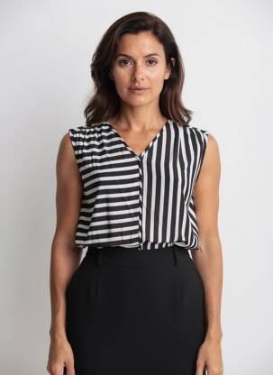 Top noir STREET ONE femme