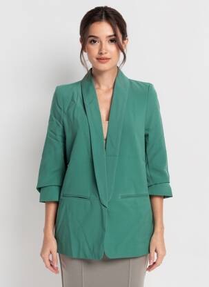 Blazer vert ONLY femme
