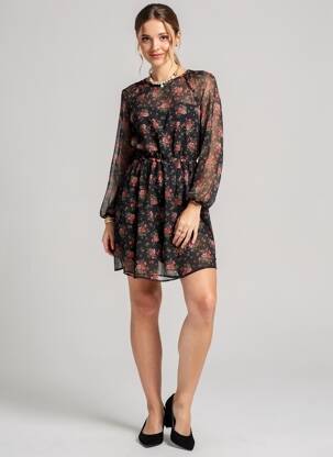 Robe courte rouge MANGO femme