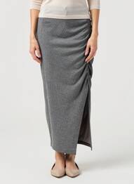 Jupe longue gris ONLY femme
