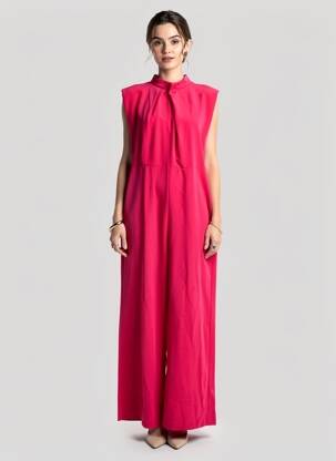 Combi-pantalon rose MANGO femme