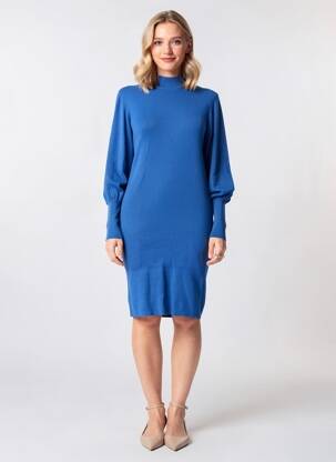 Robe pull bleu VERO MODA femme