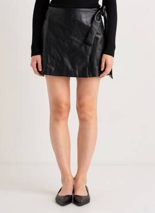 Jupe courte noir MANGO femme
