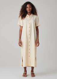 Robe courte beige OBJECT femme