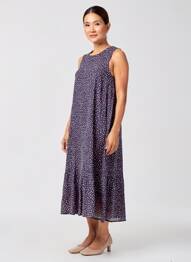 Robe longue bleu OPUS femme