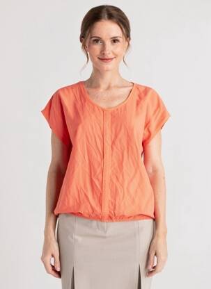 T-shirt orange CECIL femme