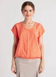 T-shirt orange CECIL femme