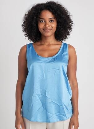 Chemisier bleu AMELIE & AMELIE femme