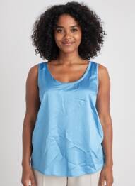 Chemisier bleu AMELIE & AMELIE femme